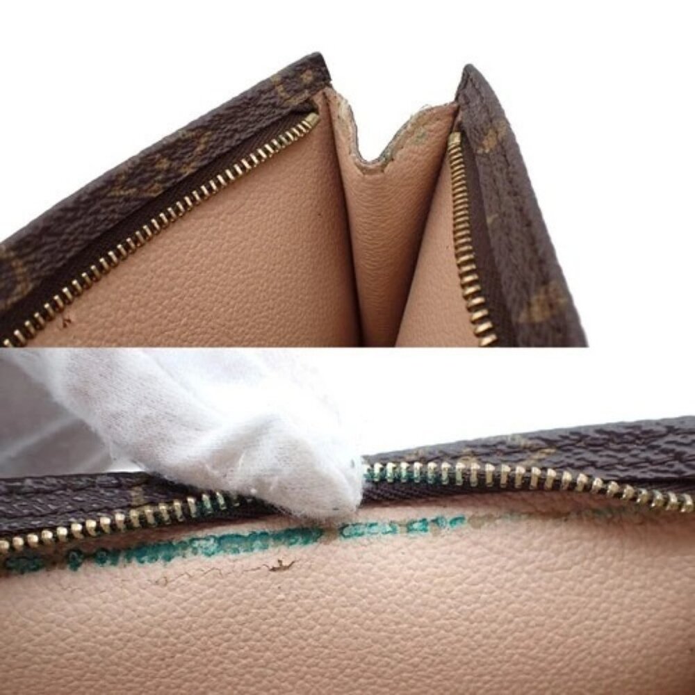 LOUIS VUITTON Logo BUCKET PM Pouch Bag Monogram Leather Brown France 60KB735 - Picture 12 of 14